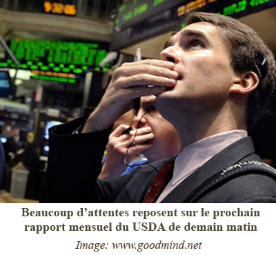 Attentes des march&eacute;s pour le rapport du USDA du 10  sept 10